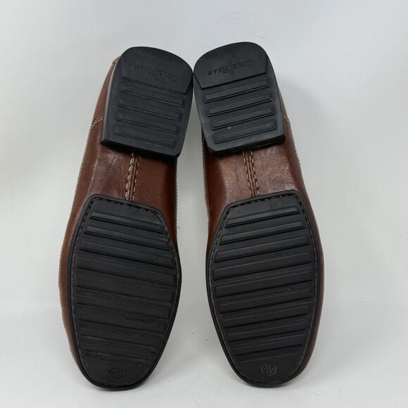 Cole Haan Country Loafers Shoes Womens 10.5 AA Narrow Brown Leather Business - Picture 14 of 16